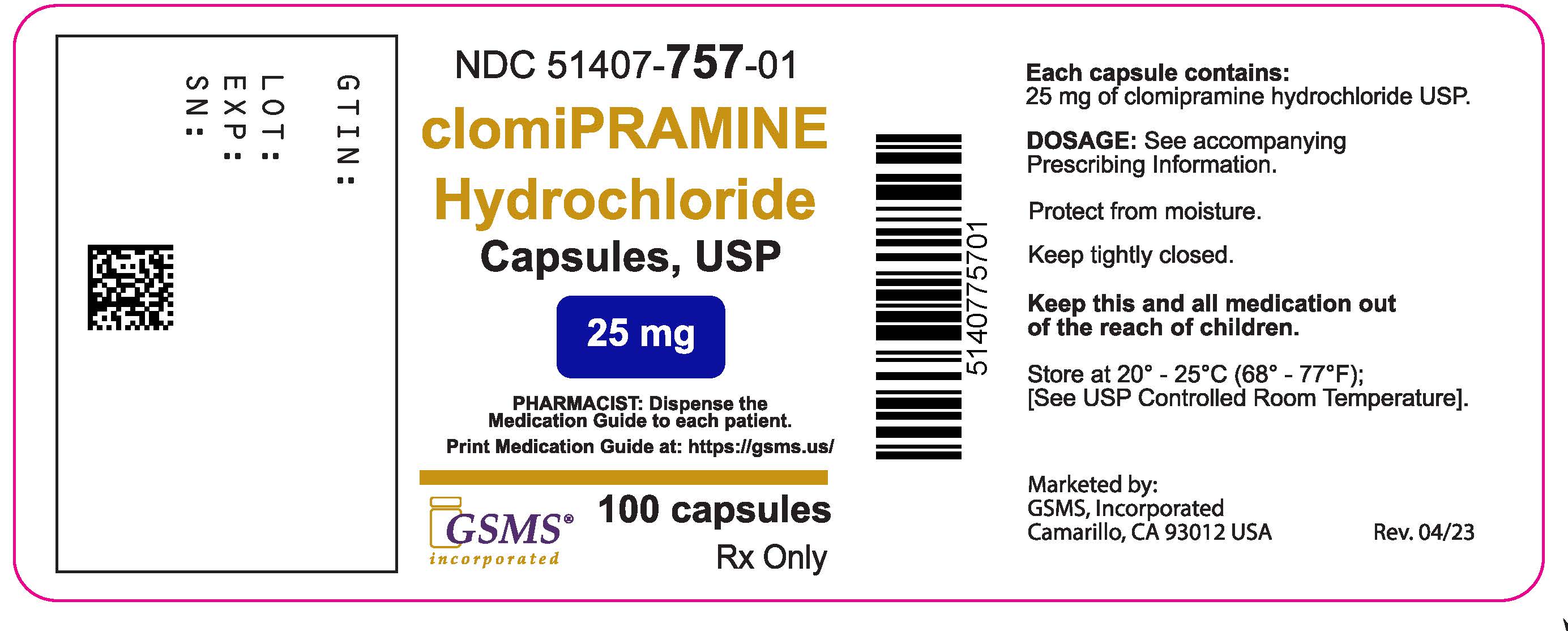 Clomipramine Hydrochloride